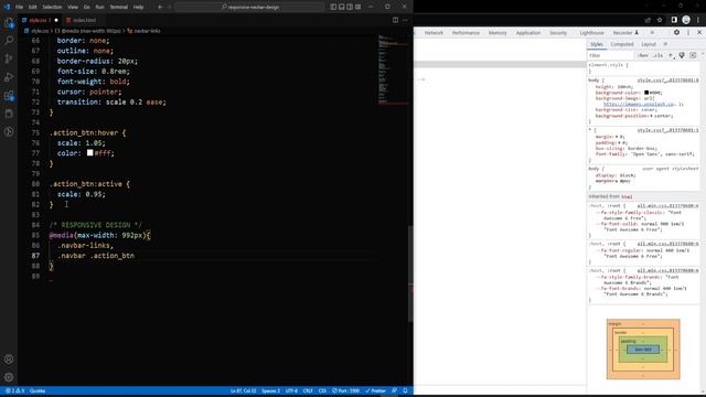 How To Create a Responsive Navbar Using HTML & CSS | Step By Step Tutorial смотреть онлайн