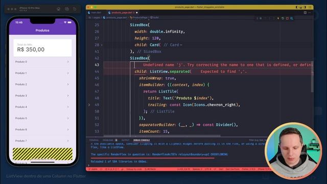 Flutter: 3 Formas de colocar um ListView dentro da Column смотреть онлайн