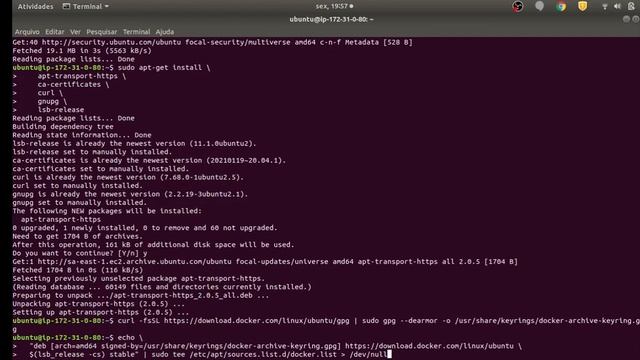 Aula 15 - Instalando Docker e Docker Compose no linux смотреть онлайн