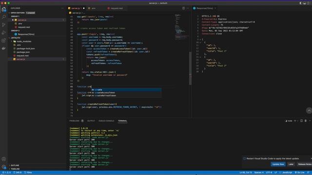 Jwt Auth with NodeJs смотреть онлайн