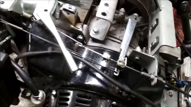 Легкий газ на мотобуксировщик. смотреть онлайн