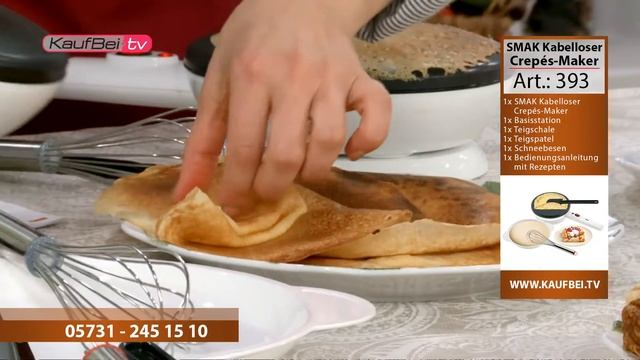 SMAK Kabelloser Crepés-Maker: Bliniza | Crepe Maker | Pfannkuchen | Elektronisch | Blinis | Kabello смотреть онлайн