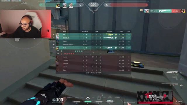 SEN SACY PLAYS AS SOVA ON PEARL! [ VALORANT PRO REPLAYS ] смотреть онлайн