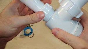 Как собрать сантехнический сифон от ани пласт для раковины