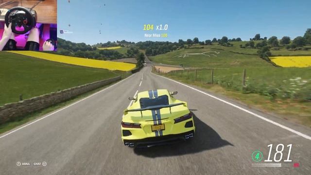2020 Chevrolet C8 Corvette Stingray - Forza Horizon 4 | Logitech G29 Gameplay
