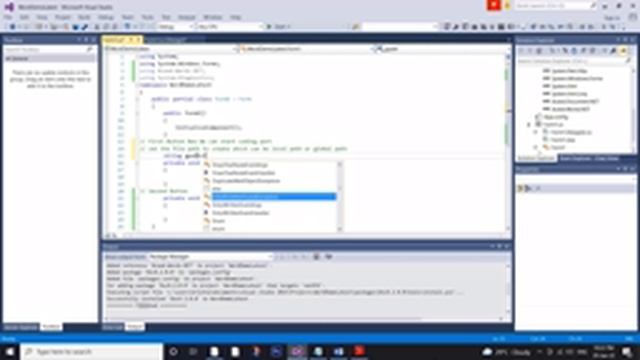 C# Tutorial - Creating Word Document | DocX Library C# Application | Windows Forms C# | MS Word смотреть онлайн