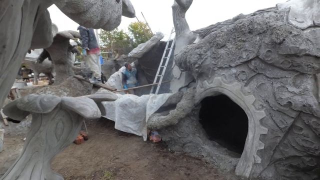 как сделать забор без кирпича декоративная штукатурка из цемента смотреть онлайн