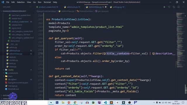 Python Django Ecommerce Tutorial Part 10 | Amazon Clone | Product List and TincyMce File Upload смотреть онлайн