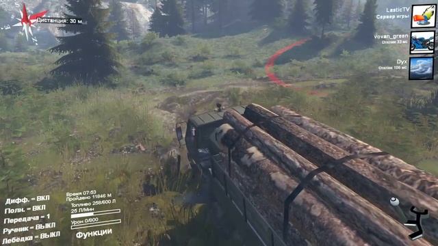 Spintires. Карта: Level Offroad Logging Версия 2.1 смотреть онлайн