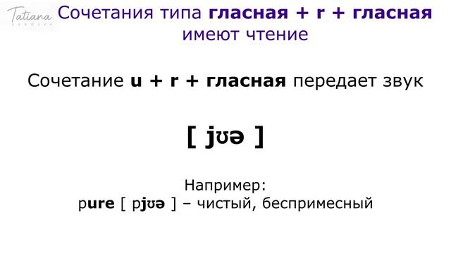 27. Как научиться читать по-английски. Английские буквосочетания tious, cious, ure, ire, yre, ore смотреть онлайн