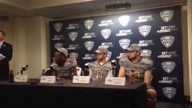 WMU's Zach Terrell, Corey Davis and Robert Spillane смотреть онлайн