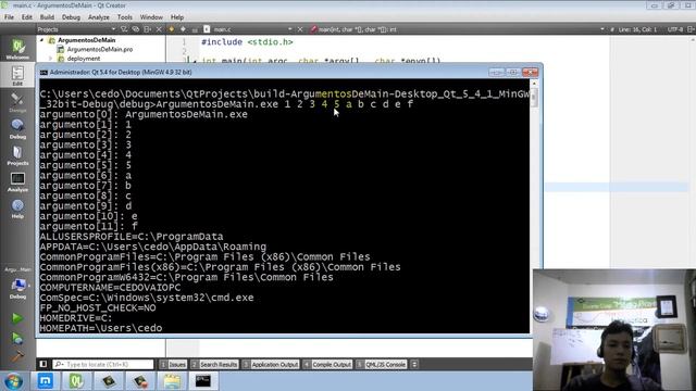 Tutorial sobre ARGC y ARGV en Lenguaje C смотреть онлайн