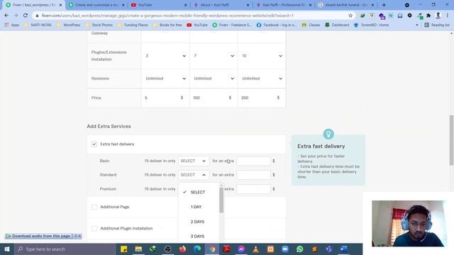 How to create Fiverr GIG for WordPress service | Bangla Tutorial смотреть онлайн