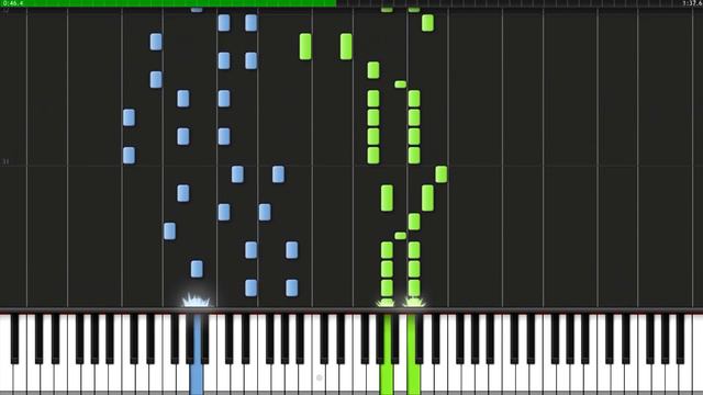 Hatsune Miku - PoPiPo (Piano Tutorial) [Synthesia] смотреть онлайн