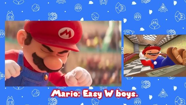 Mario Reacts To Mario Movie Memes смотреть онлайн