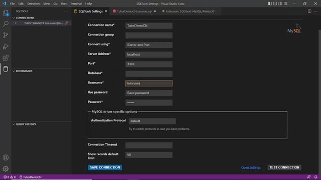 How to Connect Visual Studio Code 2022 to MySql Database using SQLtools to Add Connection Run Query смотреть онлайн