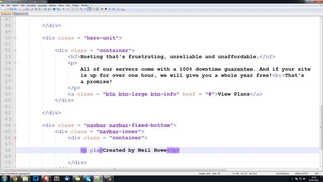 Responsive Web Design With Bootstrap (2.3.2) - #4 - Sticky Footer смотреть онлайн