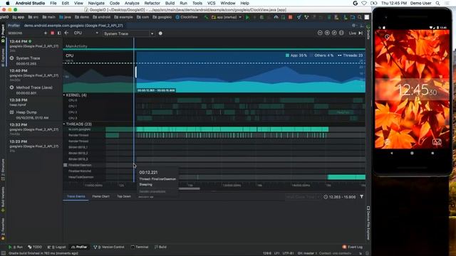 Improve app performance with Android Studio Profilers (Google I/O '18) смотреть онлайн
