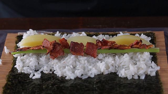 Would you try potato salad in sushi? смотреть онлайн