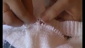 Как укоротить связанное изделие.