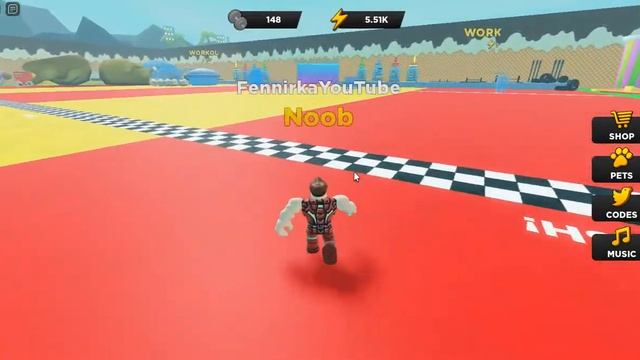 ТЯНЕМ ВЕЩИ КАЧАЕМСЯ В РОБЛОКСЕ (Roblox) (Strongman simulator) смотреть онлайн