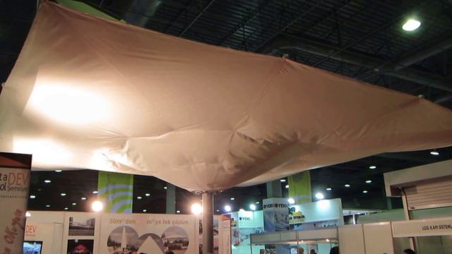 Зонт Delta Parasol на выставке R+T Turkey 2013 смотреть онлайн