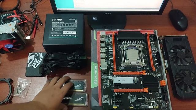 Atermiter X99 Turbo 12 ядерный 24 поточный Xeon E5-2670 V3 смотреть онлайн