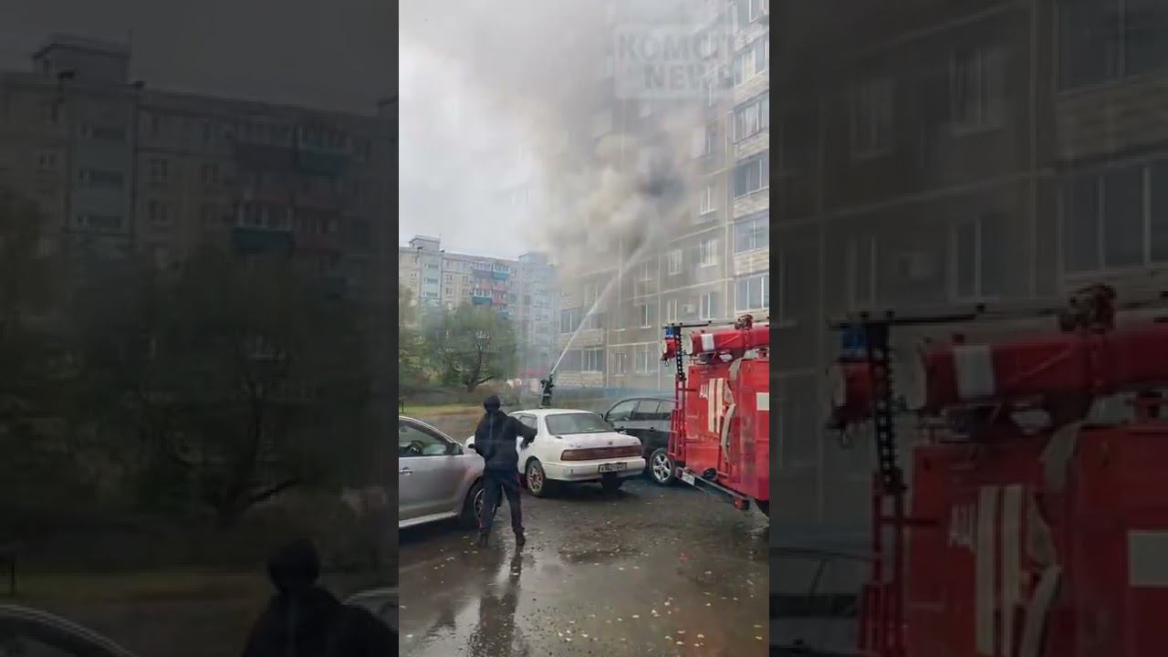 На Вокзальной за зиму глядя у кого-то выгорела квартира смотреть онлайн