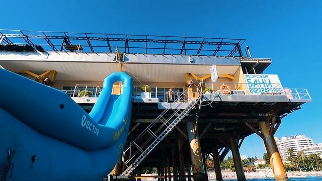 Сочи Июль. Баня в открытом море. Морские Бани смотреть онлайн