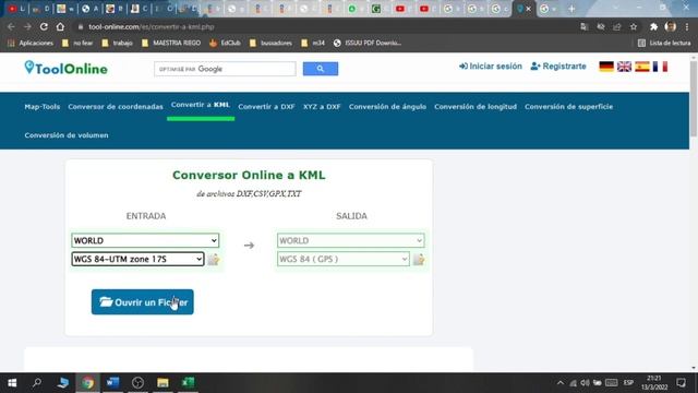 De coordenads a kml смотреть онлайн