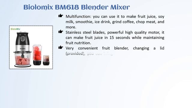 Top 5 : Best Blender Mixer 2021 - Best Blender Mixer From Biolomix смотреть онлайн