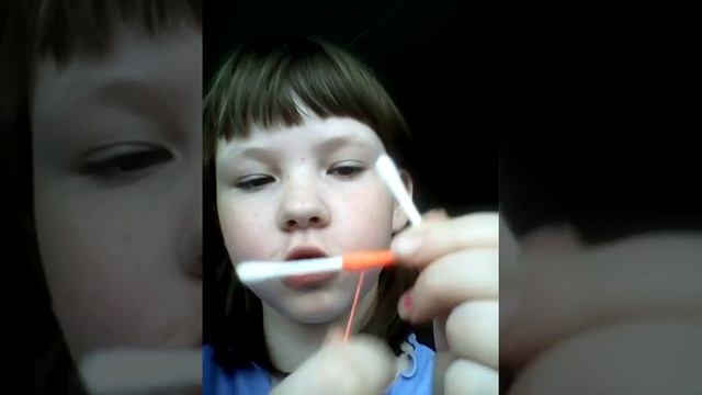 Как сделать куклу из ватных палочек,за 5 минут? смотреть онлайн