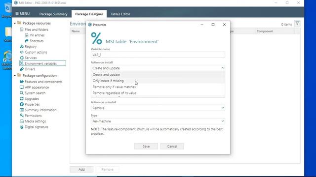 Edit MSI (Environment Variables) - PACE Suite 5.6.x смотреть онлайн