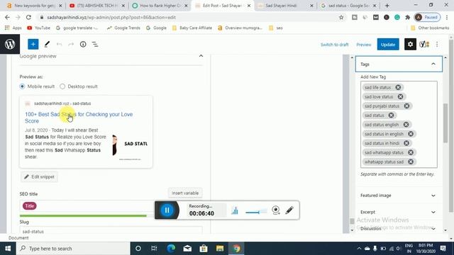 Add Maximum Value in Title, Meta Description, URL, Tags in Article смотреть онлайн