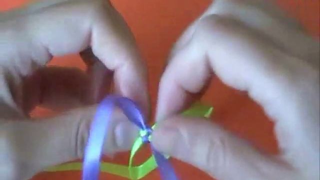 Браслет из атласных ленточек смотреть онлайн