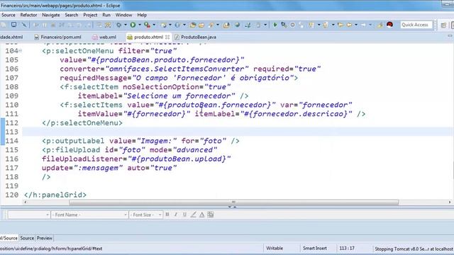 Gestão de Estoque Java WEB - Aula 06 - Copiando imagem para pasta temp смотреть онлайн