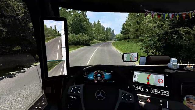 Mercedes Actros MP5 | ProMods | ETS2 1.45 | Brasov ?? - Bucharest ?? смотреть онлайн