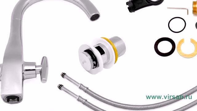 Смеситель на кухню FRAP (ФРАП) G4031 1/2" смотреть онлайн