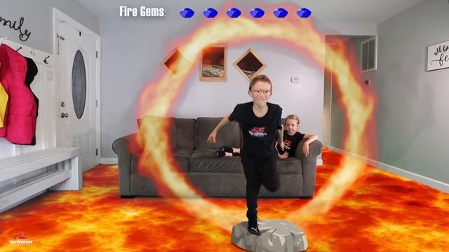 Lava Leap (Floor Is Lava Activity For Kids) смотреть онлайн
