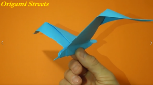 Как сделать оригами чайку из бумаги.mp4