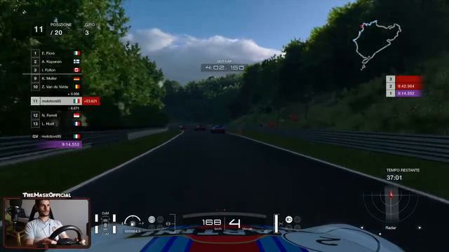 GT SPORT Ep130 | GARA TESA AL NURBURGRING (60min Nurburgring Porsche Cup Endurance) смотреть онлайн