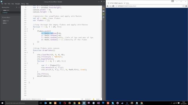 JavaScripts Tricks #1 - Create a Snowy Background with Canvas смотреть онлайн