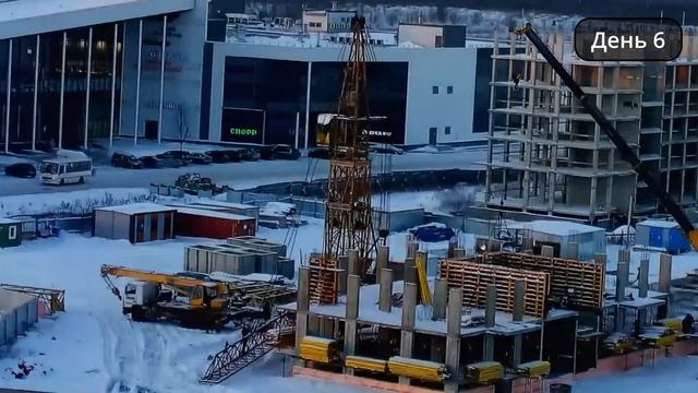 КБ-408. Монтаж башенного крана. смотреть онлайн