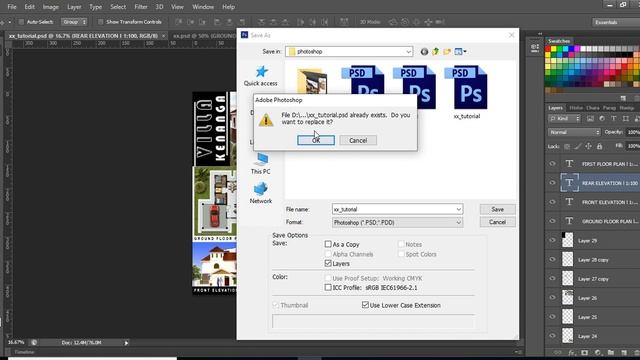 Tutorial: A. Photoshop & Vray_Step 16_Save file (psd & jpeg) смотреть онлайн