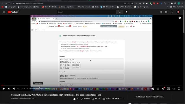 Leetcode 1354 Construct Target Array With Multiple Sums | | Checkout Coding Decoded SDE Sheet смотреть онлайн