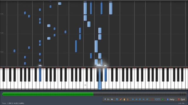Lacrimosa - Kalafina - Kuroshitsuji ED - The Black Butler - Piano Solo Transcription смотреть онлайн