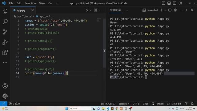 Python Tuple Access Explained | Boosting Your Python Skills |Python Full Tutorial |HINDI| - #15 смотреть онлайн