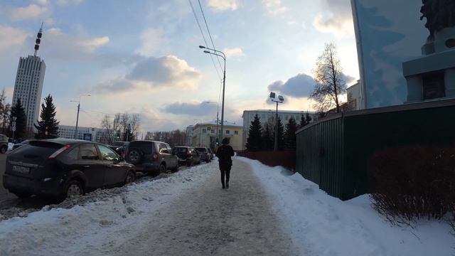 Прогулка по Архангельску. Набережная Северной Двины. Троицкий. Другая Чумбаровка. 01.03.2023 смотреть онлайн