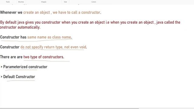 Java Tutorials:: Constructor In Java смотреть онлайн