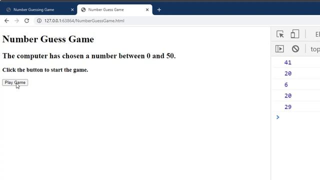 Code a Number Guessing Game in Javascript смотреть онлайн